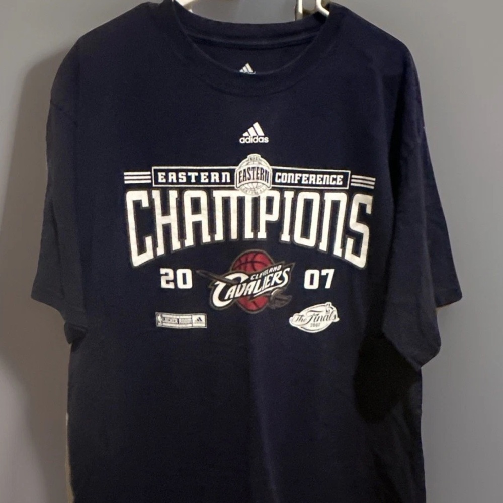 Adidas Cleveland Cavs ‘07 Eastern Conference Champions T Shirt Sz XL